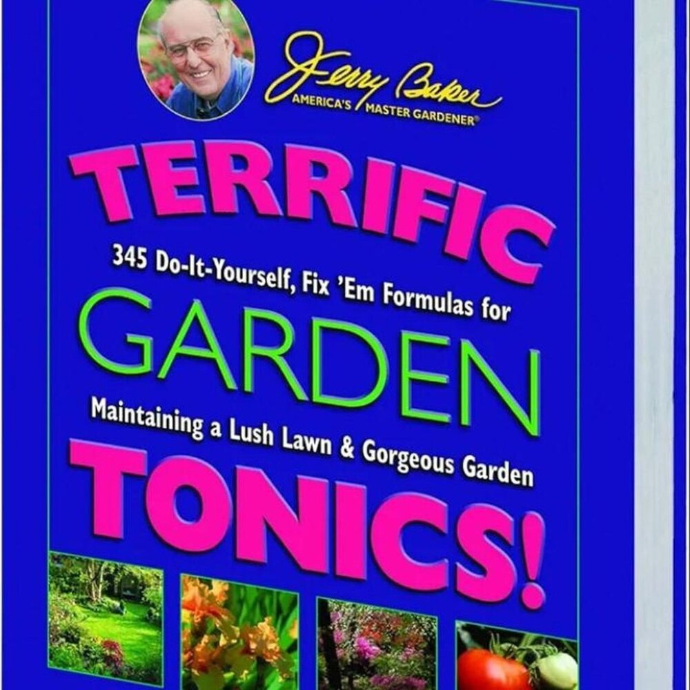 DIY "Terrific Garden Tonics" book written by Jerry Baker